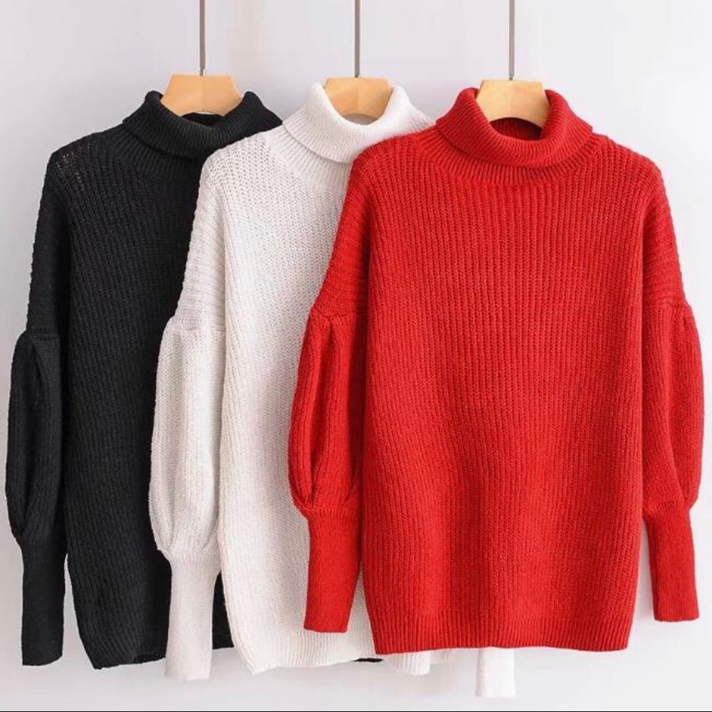 🌹 I Feel Love Oversize Knit Jumper In BLACK🌹 - Picture 4 of 4